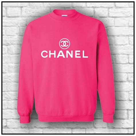 chanel pullover pink|chanel pullover hoodie.